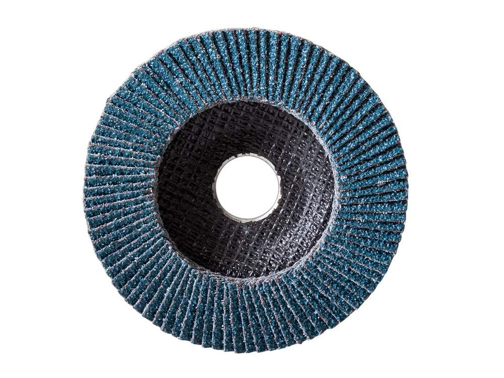 Amplas Bulat Flap Disc RADIFLAP Zirconia Biru Untuk Besi / Baja by Radium